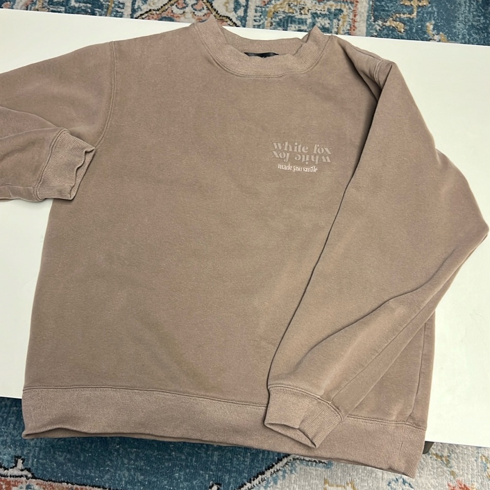 White Fox Brown “Made You Smile” Sweatshirt